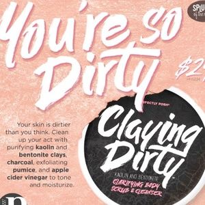 Claying dirty body mud